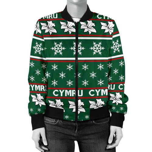 wales-merry-christmas-bomber-jacket-for-women