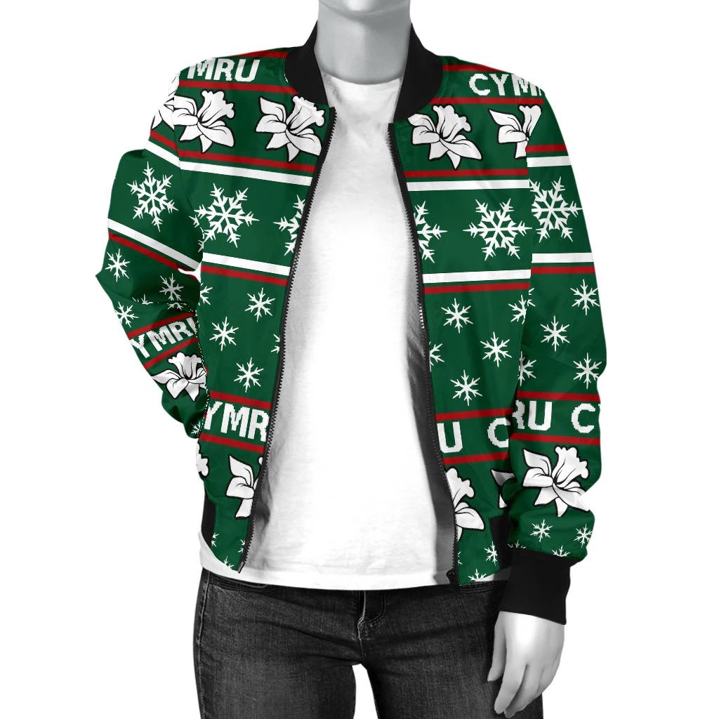 wales-merry-christmas-bomber-jacket-for-women