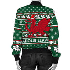 wales-merry-christmas-bomber-jacket-for-women