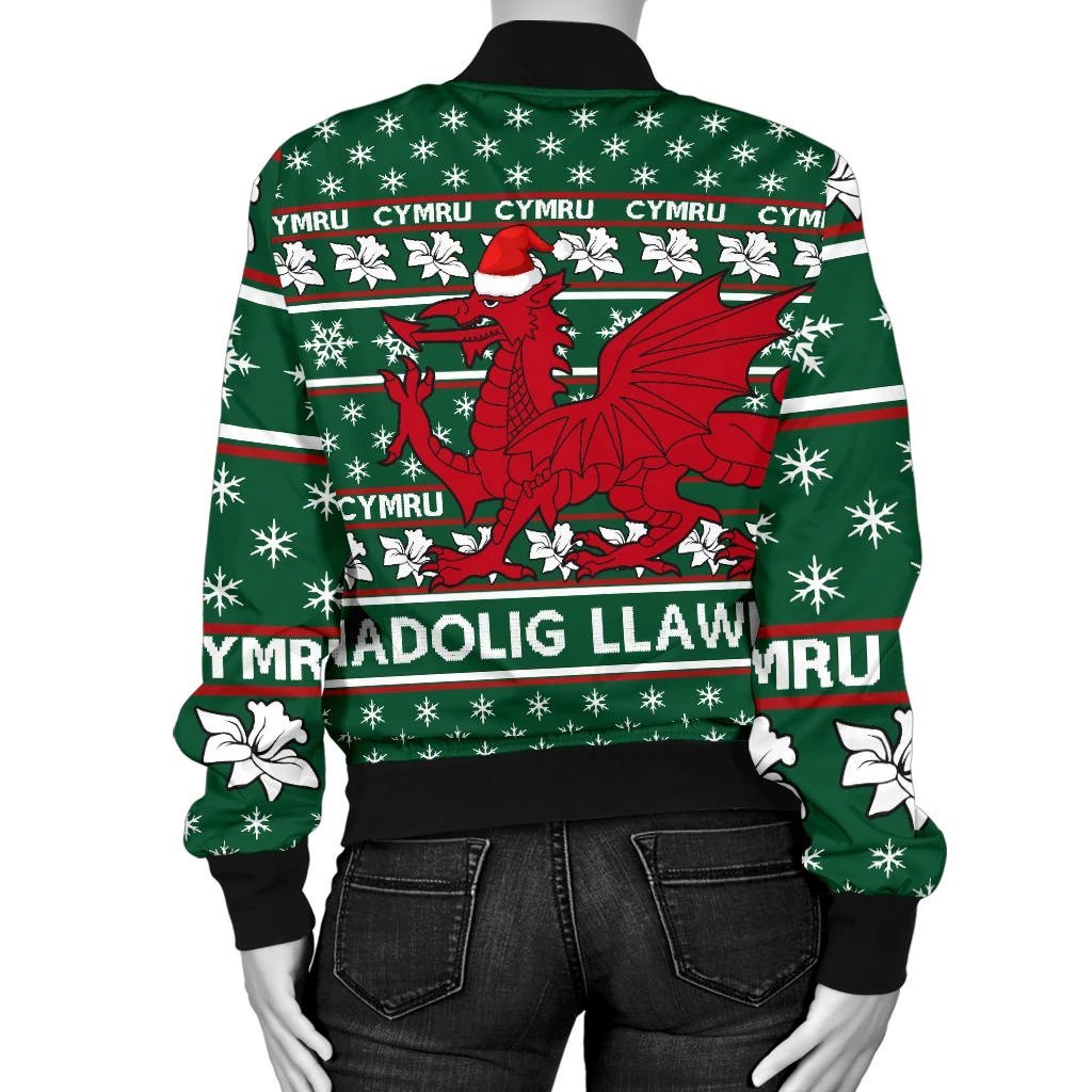 wales-merry-christmas-bomber-jacket-for-women