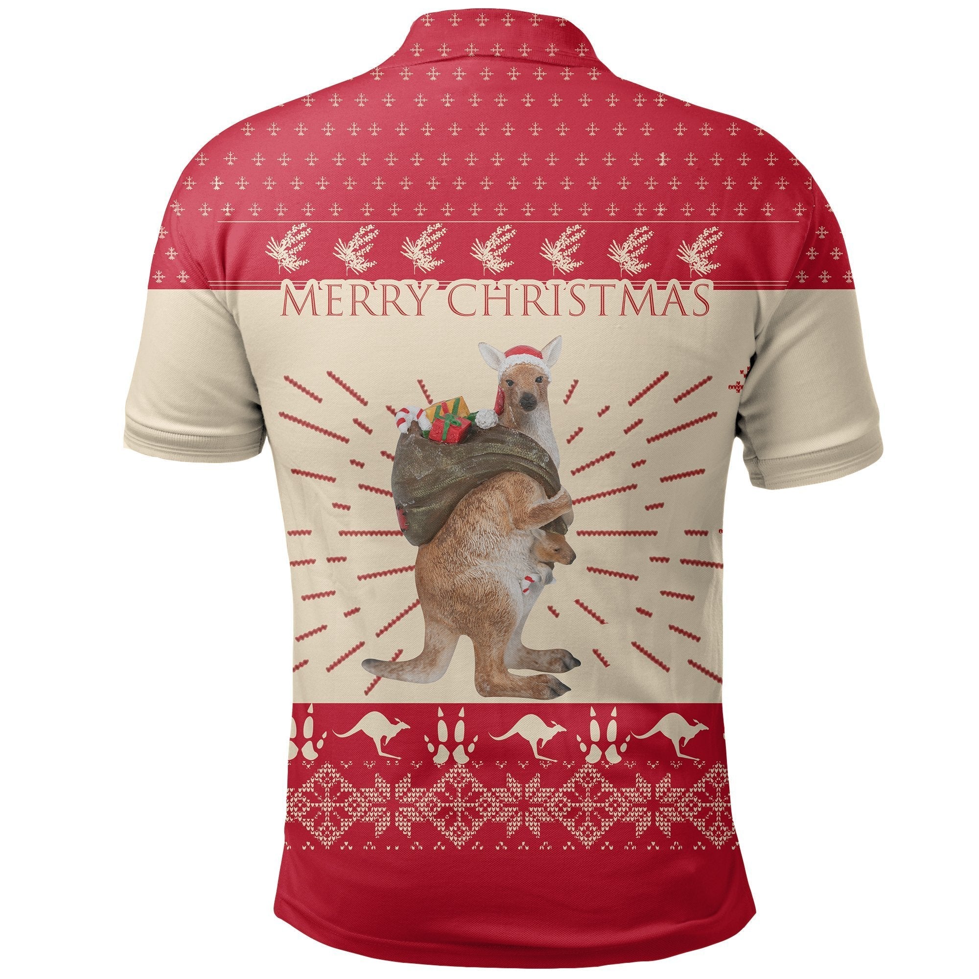 christmas-polo-shirt-kangaroo-shirt-patterns-merry-christmas-unisex