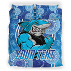 sharks-rugby-bedding-set-custom-sutherland-sharks-bedding-set