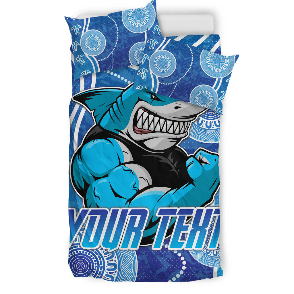 sharks-rugby-bedding-set-custom-sutherland-sharks-bedding-set