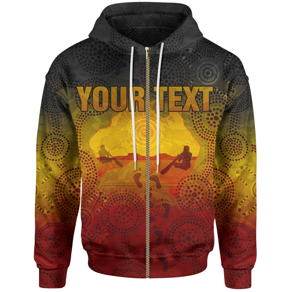 custom-aboriginal-kid-zip-up-hoodie-australian-map-with-indigenous-color