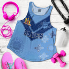 NSW Blues Indigenous Women Racerback Tank New South Wales LT13 - Vibe Hoodie