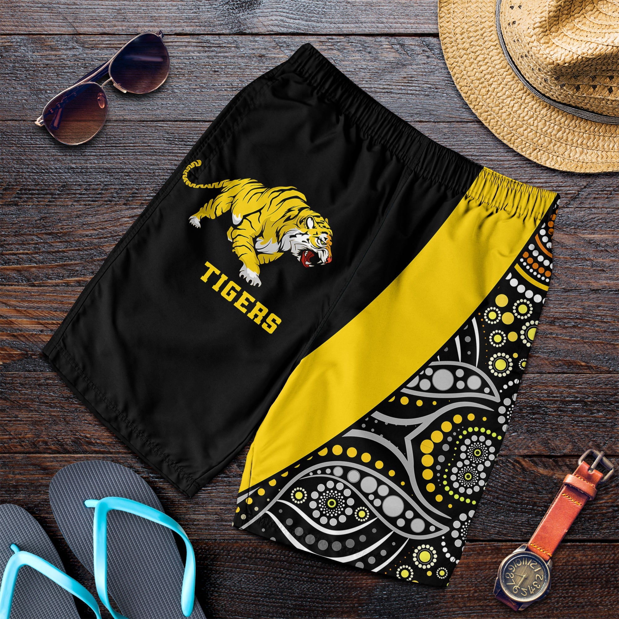richmond-indigenous-men-shorts-tigers-football