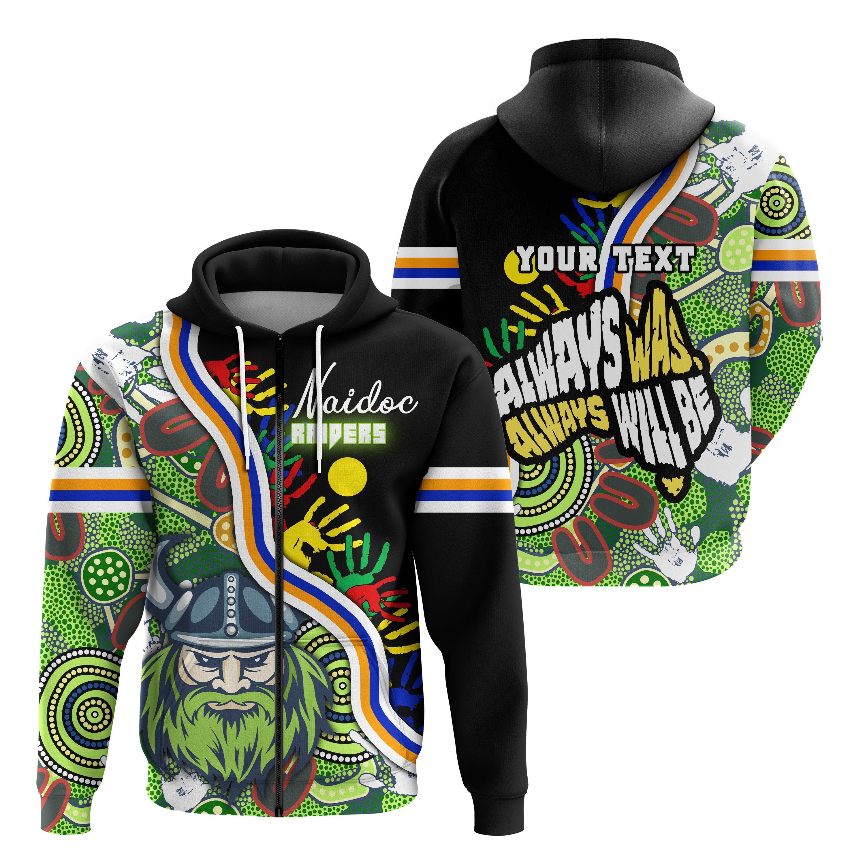 custom-personalised-raiders-naidoc-week-zip-hoodie-canberra-indigenous-sport-style-1