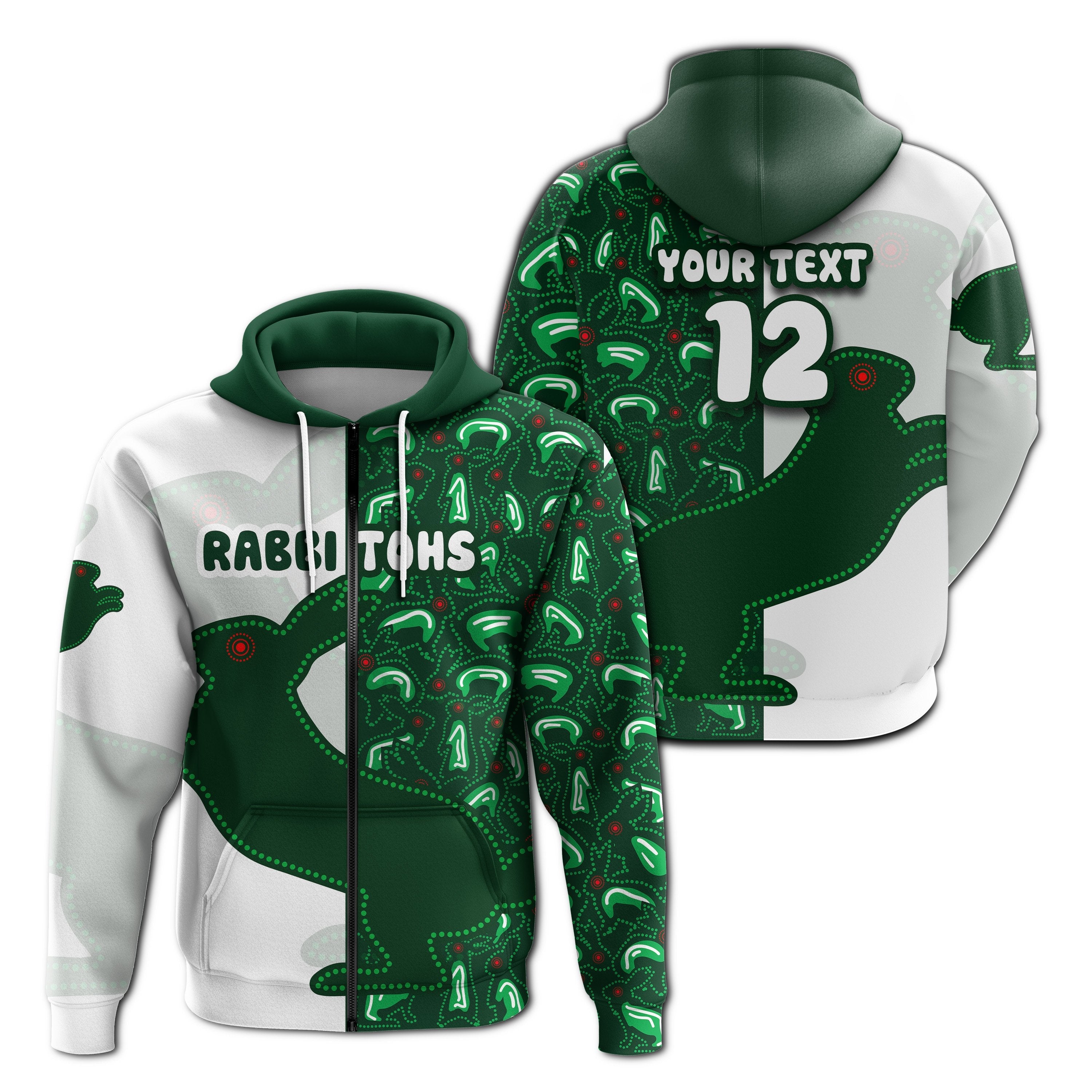 custom-personalised-rabbitohs-zip-hoodie-humanized-style