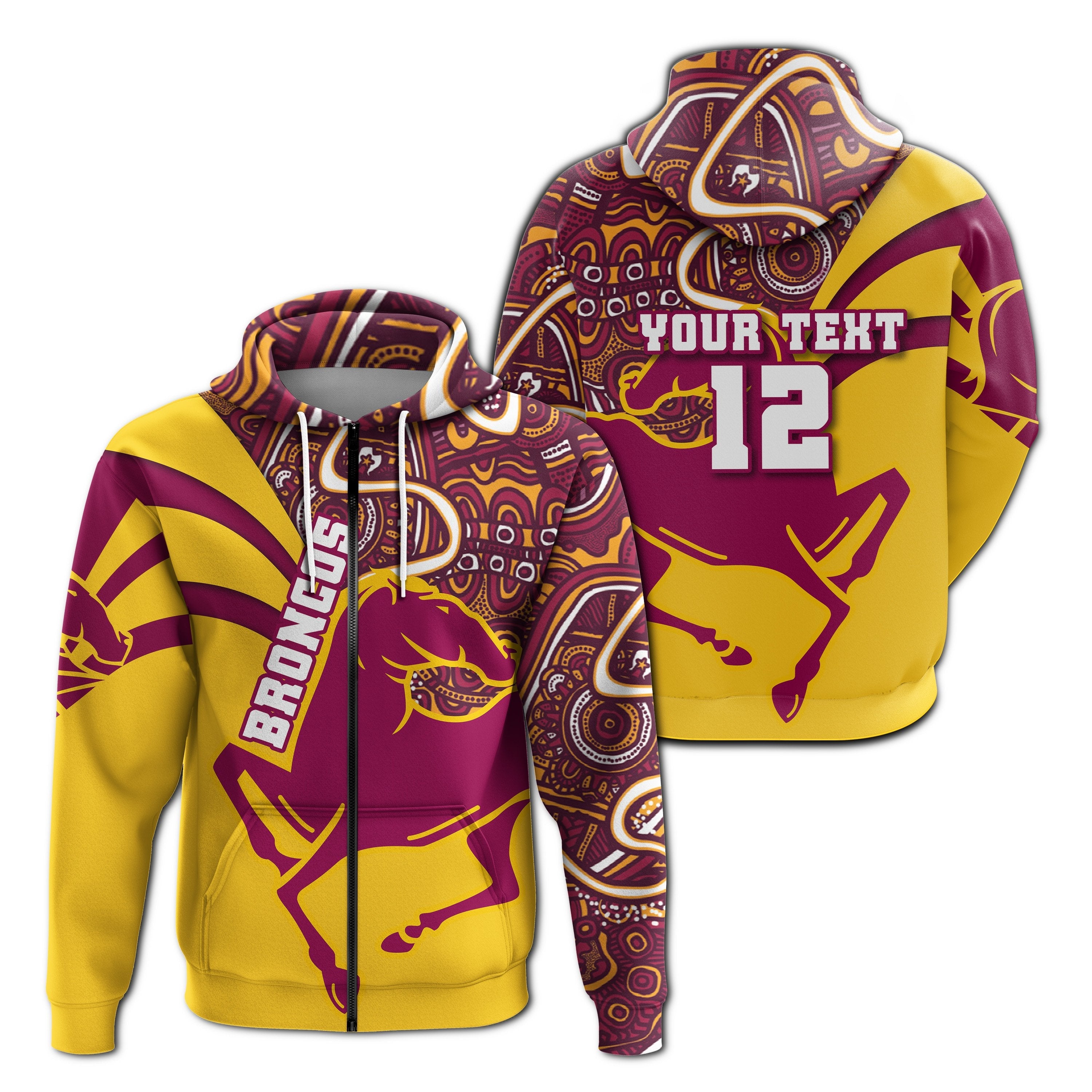 custom-personalised-brisbane-broncos-zip-hoodie-broncos-indigenous-style-rainbow