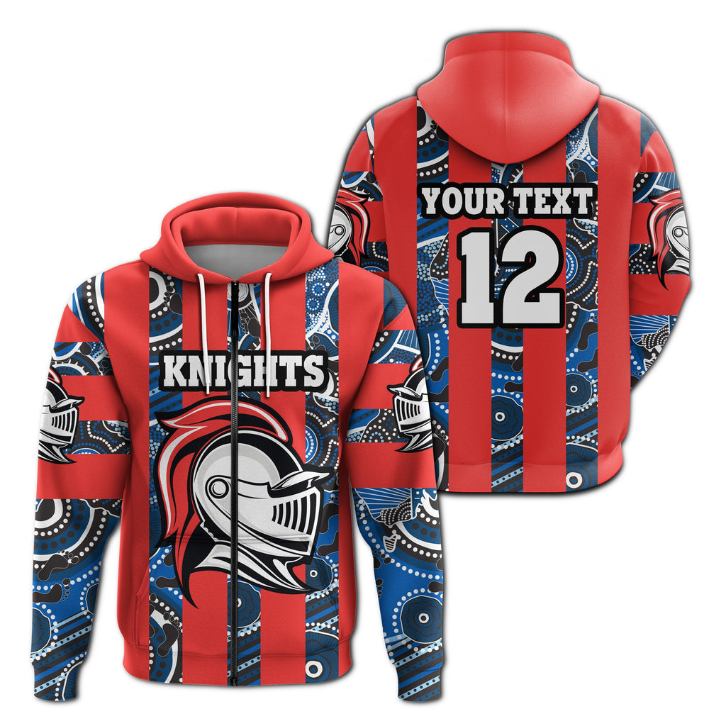 custom-personalised-knights-zip-hoodie-newcastle-aboriginal-vertical-style