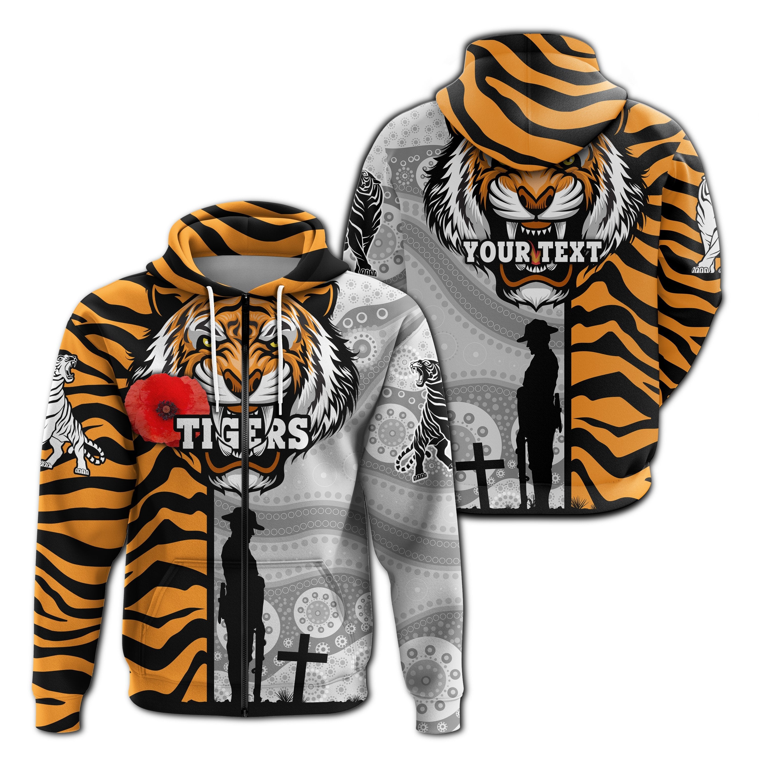 custom-personalised-tigers-zip-hoodie-wests-anzac-day-tiger-skin-style