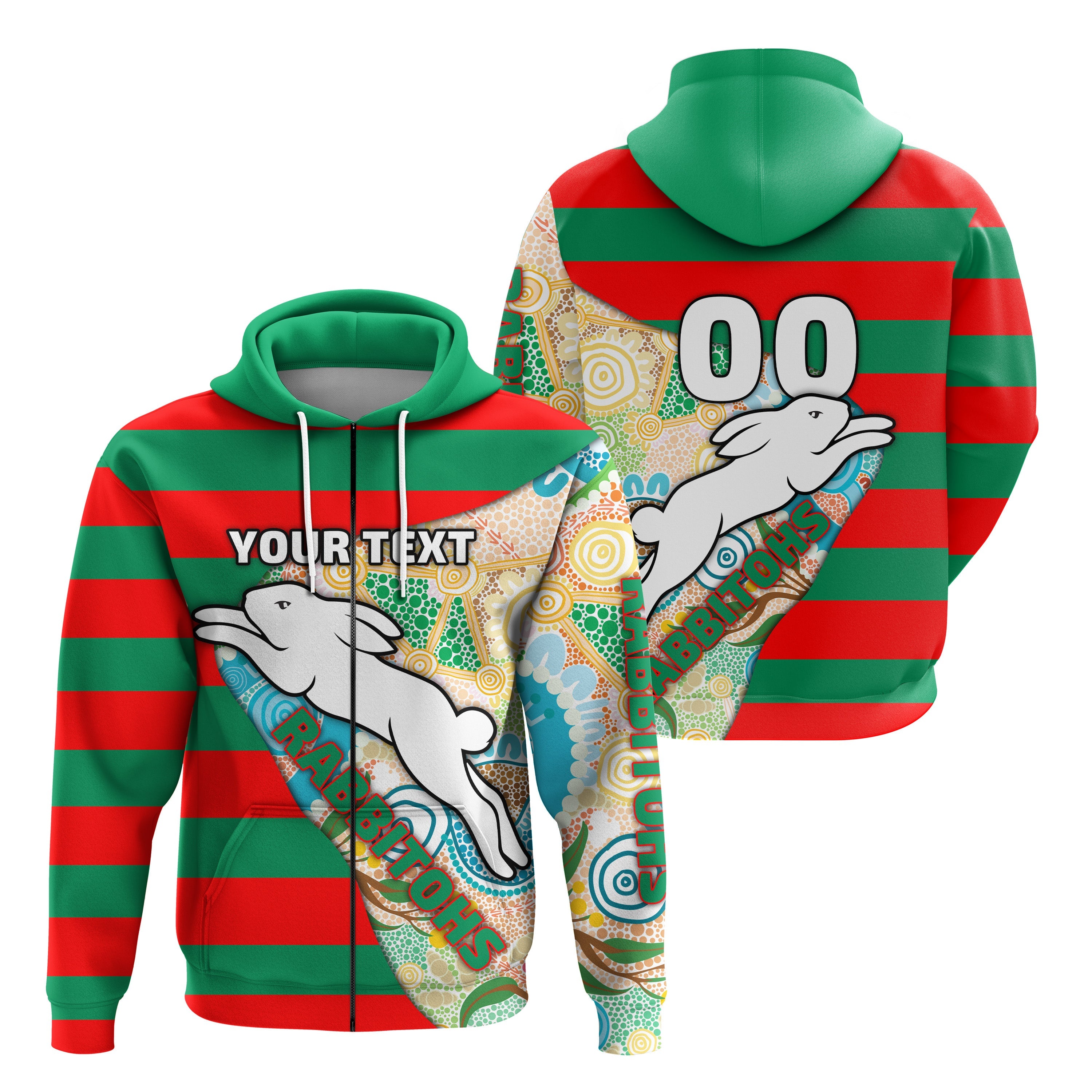custom-personalised-rabbitohs-zip-hoodie-aboriginal-sport-style
