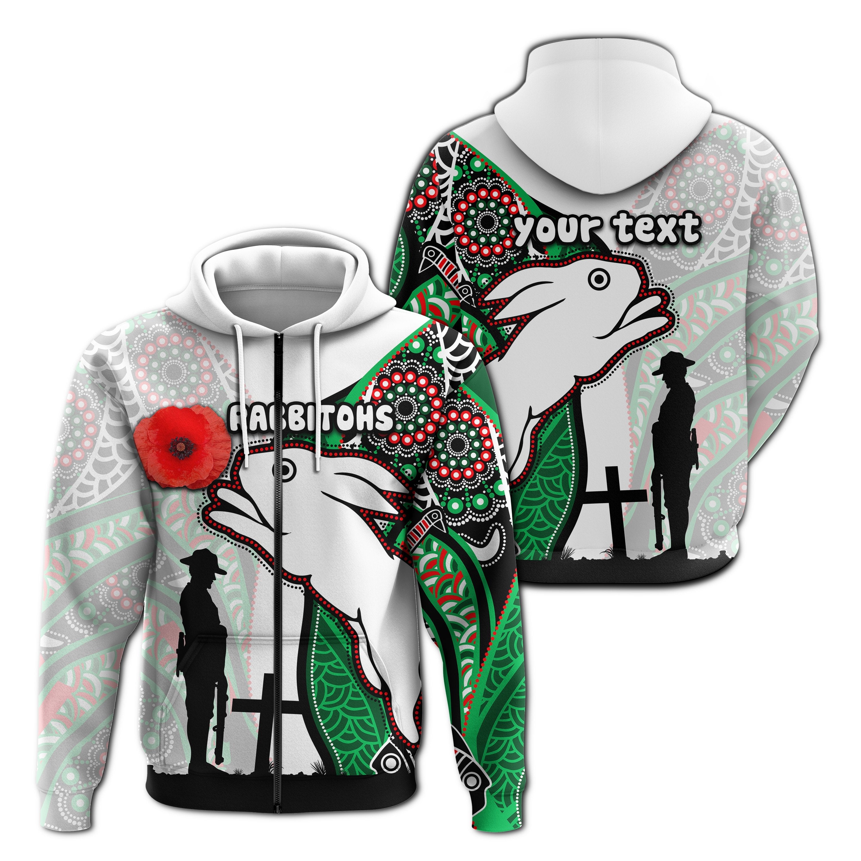 custom-personalised-rabbitohs-zip-hoodie-indigenous-anzac-day