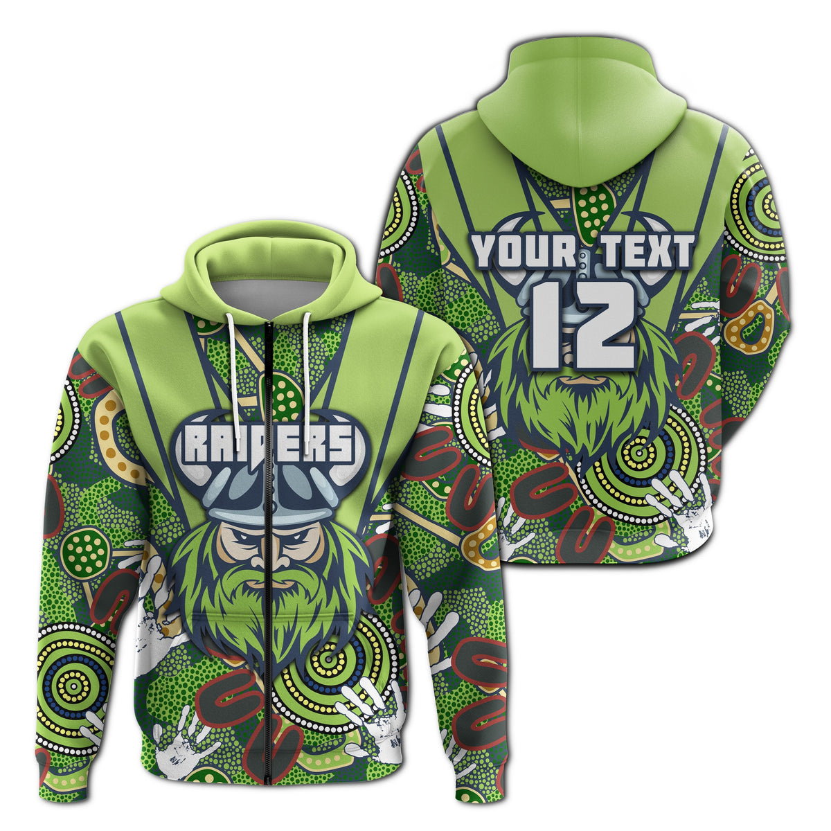 custom-personalised-raiders-zip-hoodie-canberra-indigenous