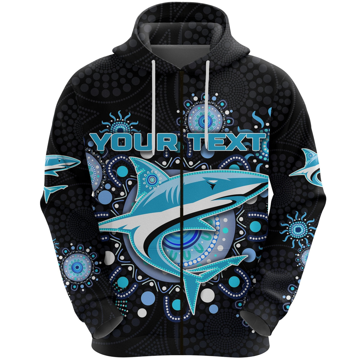 custom-personalised-cronulla-zip-hoodie-sharks-indigenous