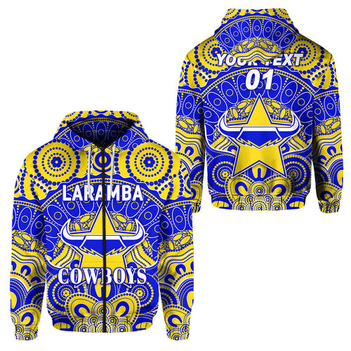 custom-personalised-laramba-cowboys-football-club-zip-hoodie-indigenous-style-custom-text-and-number