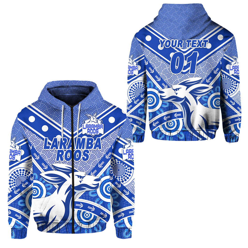 custom-personalised-laramba-roos-football-club-zip-hoodie-kangaroos-indigenous-style-custom-text-and-number