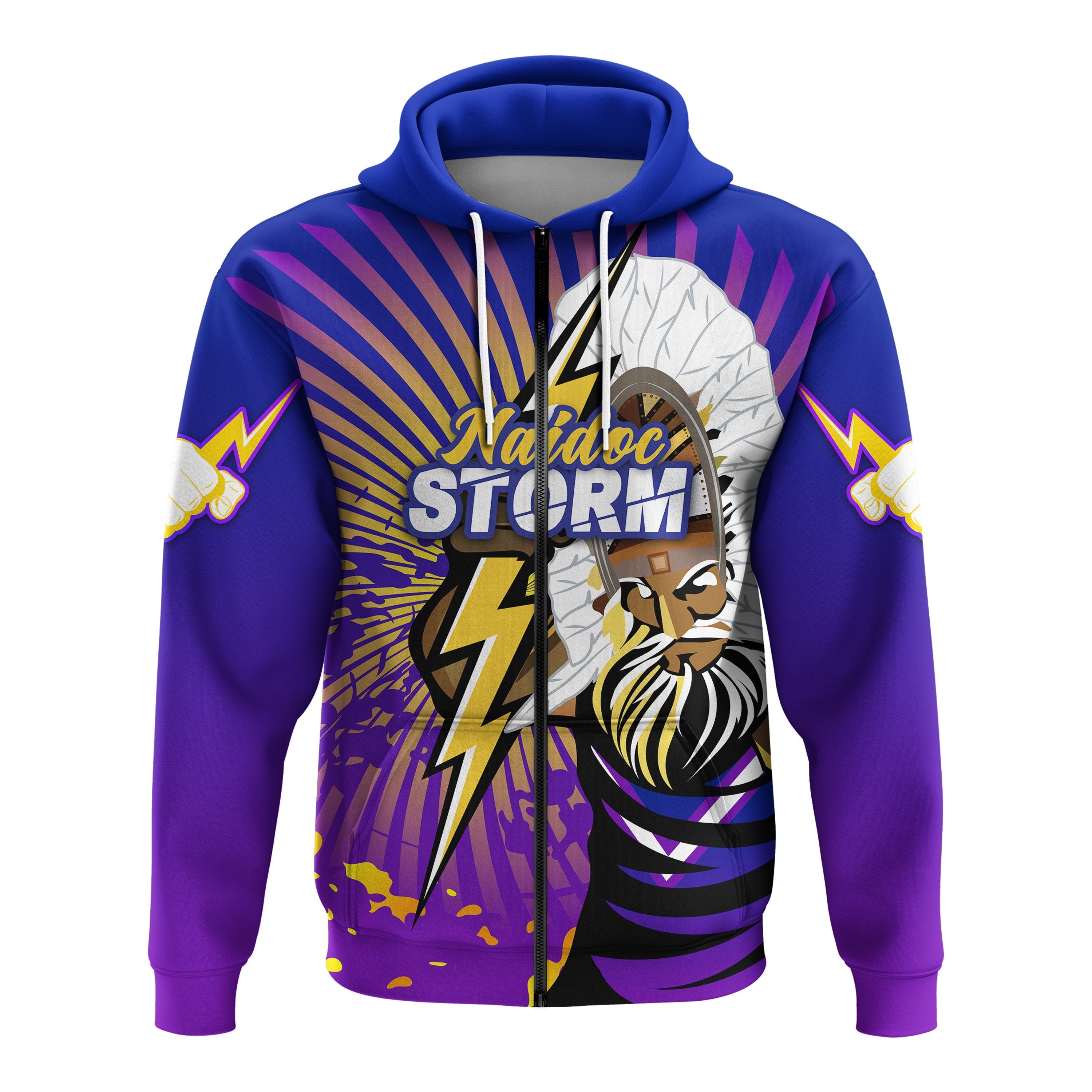 custom-personalised-storm-naidoc-week-zip-hoodie-indigenous-style-3