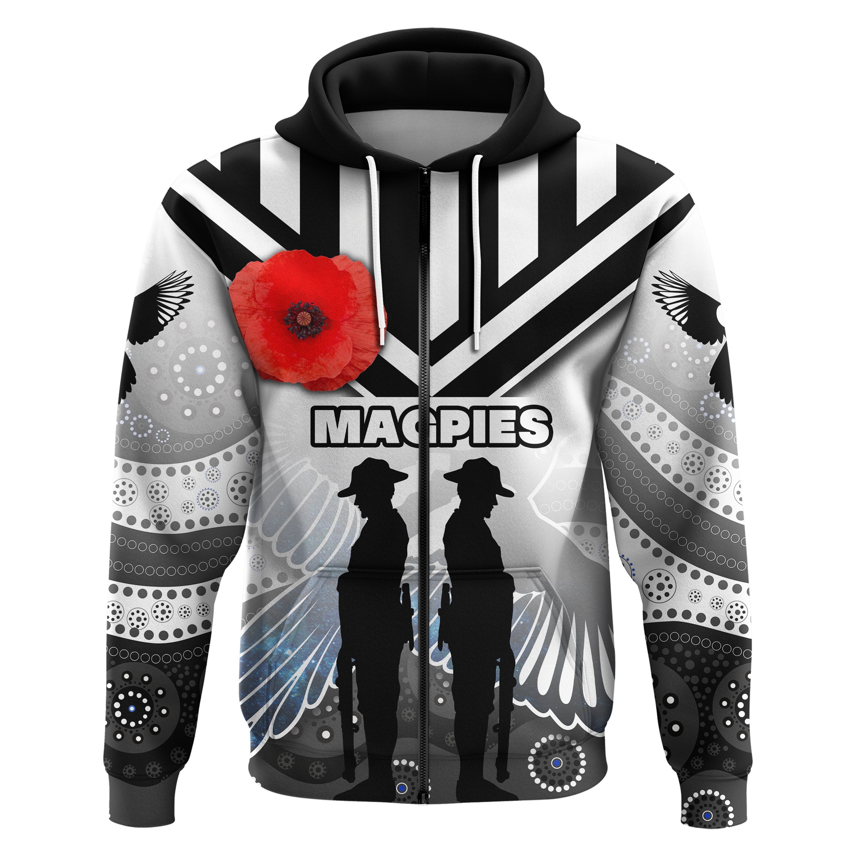 magpies-zip-hoodie-collingwood-anzac-day-special-version