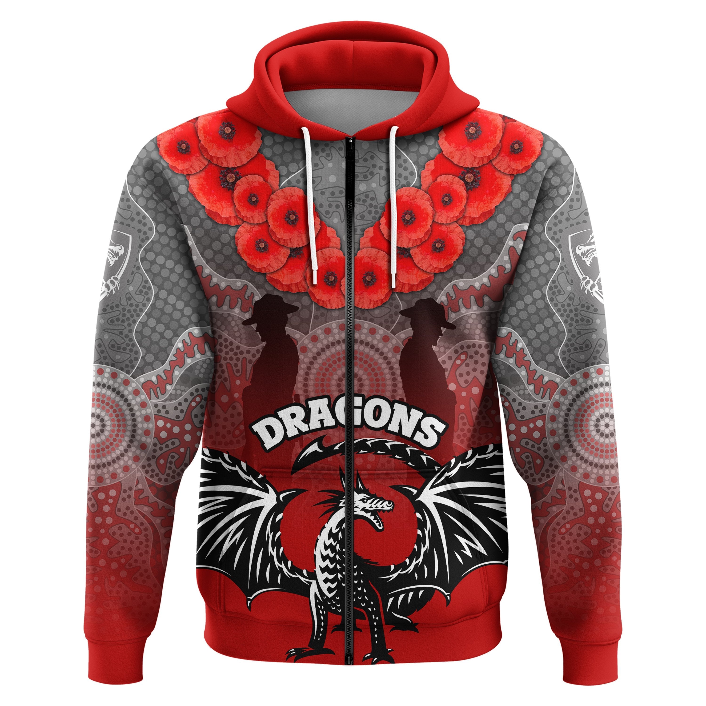 custom-personalised-dragons-zip-hoodie-st-george-anzac-day