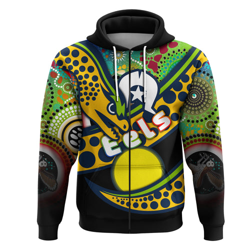 custom-personalised-eels-rugby-naidoc-week-zip-hoodie-aboriginal-modern-style