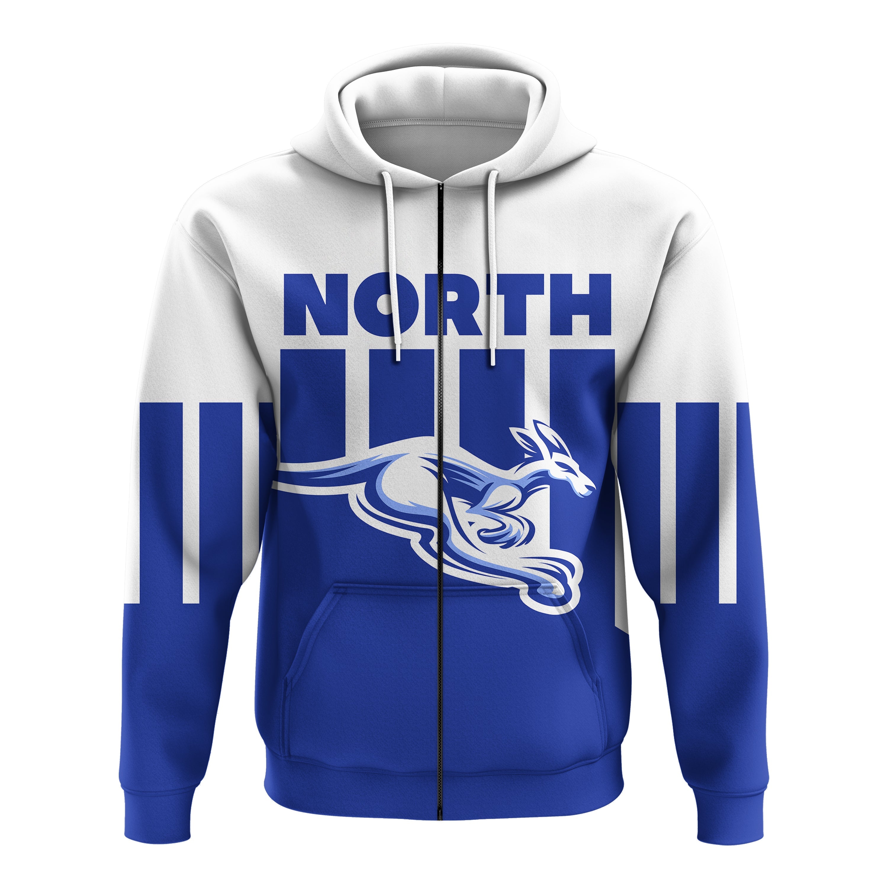custom-personalised-melbourne-zip-hoodie-north-kangaroos-sport-style