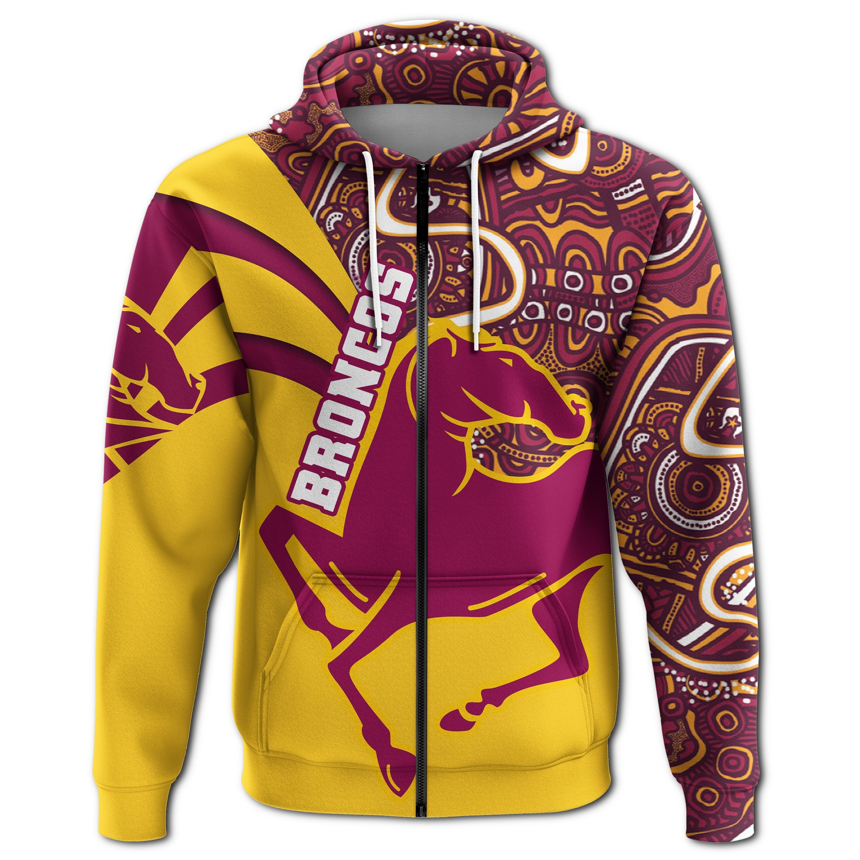 custom-personalised-brisbane-broncos-zip-hoodie-broncos-indigenous-style-rainbow