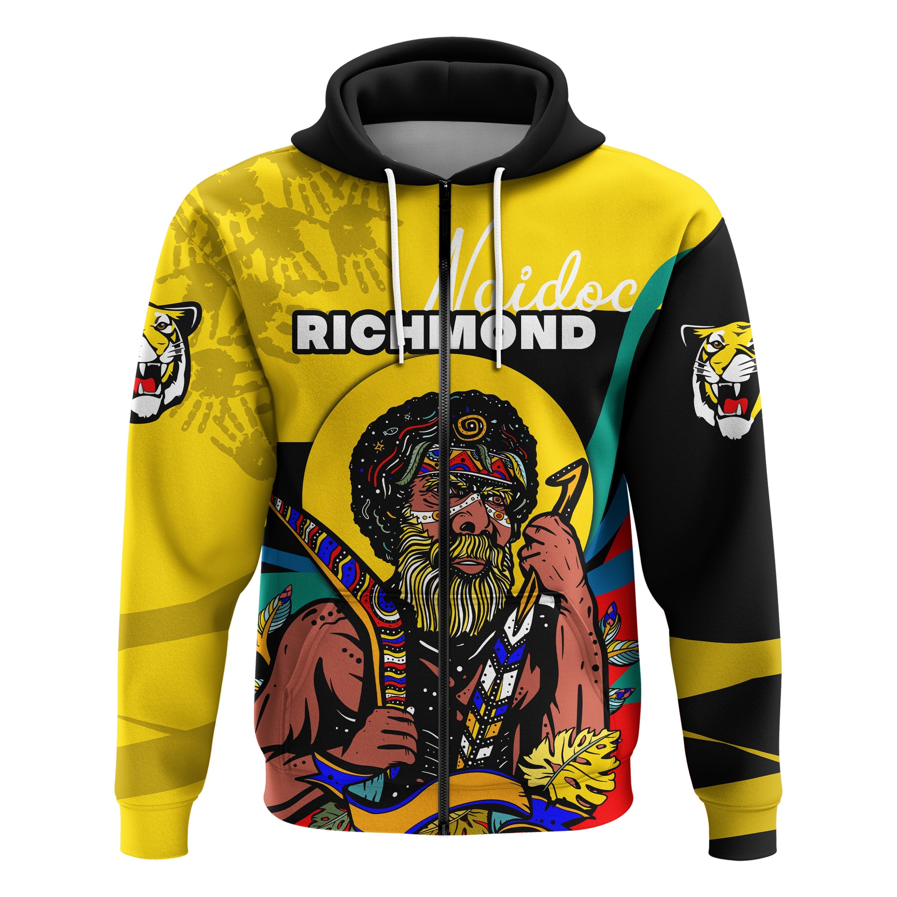 custom-personalised-richmond-naidoc-week-zip-hoodie-tigers-indigenous-special-style