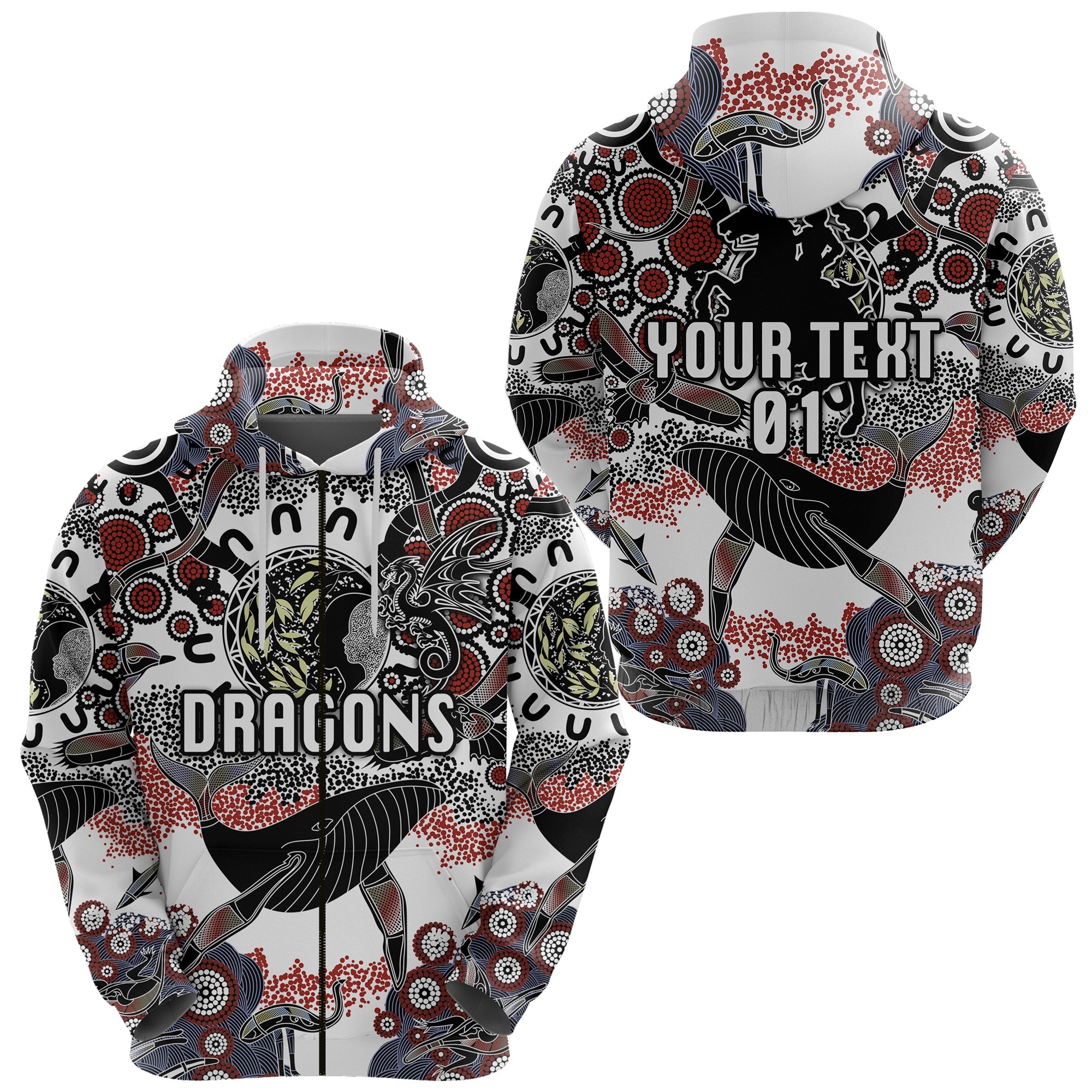custom-personalised-st-george-illawarra-dragons-zip-hoodie-2021-indigenous-white-custom-text-and-number