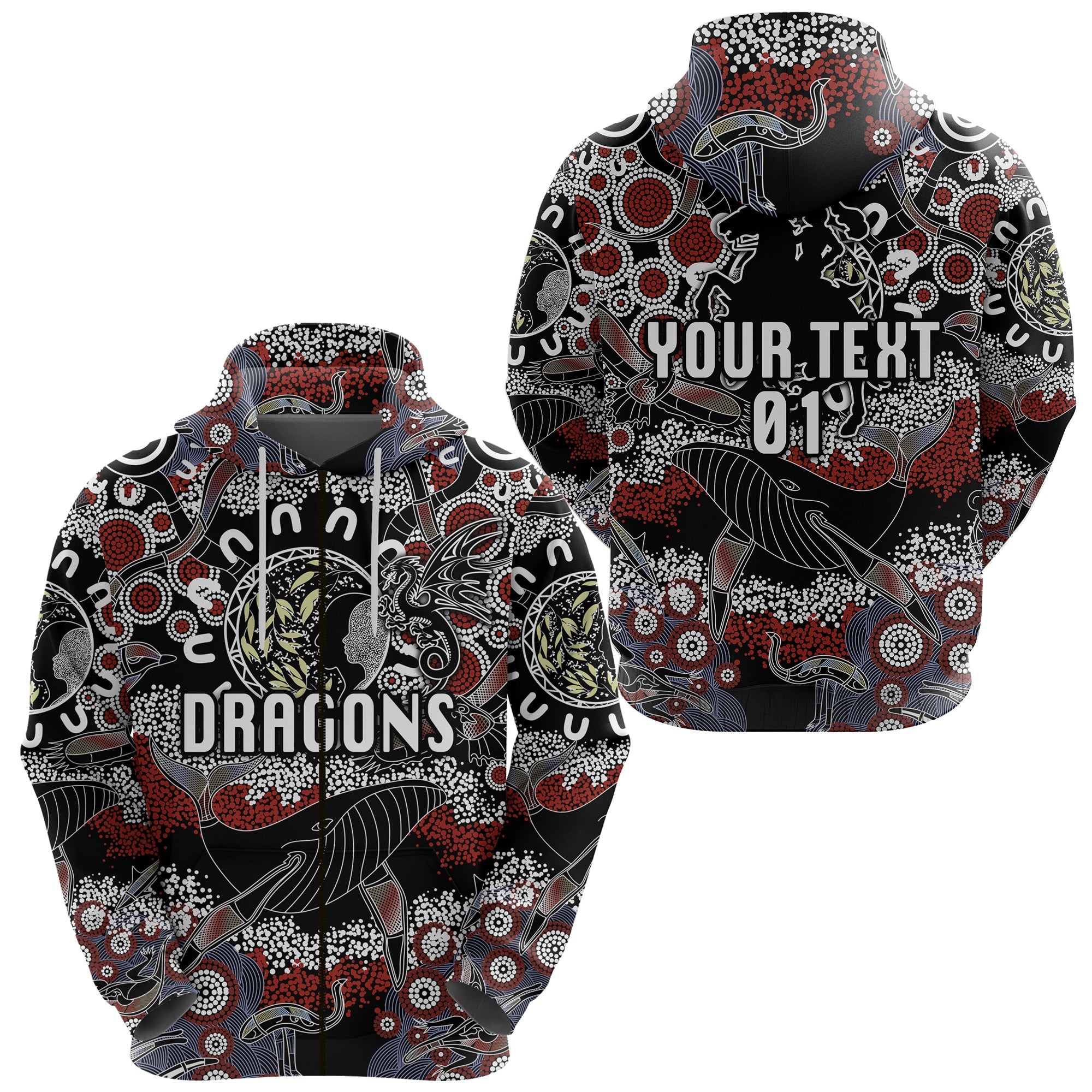 custom-personalised-st-george-illawarra-dragons-zip-hoodie-2021-indigenous-black-custom-text-and-number