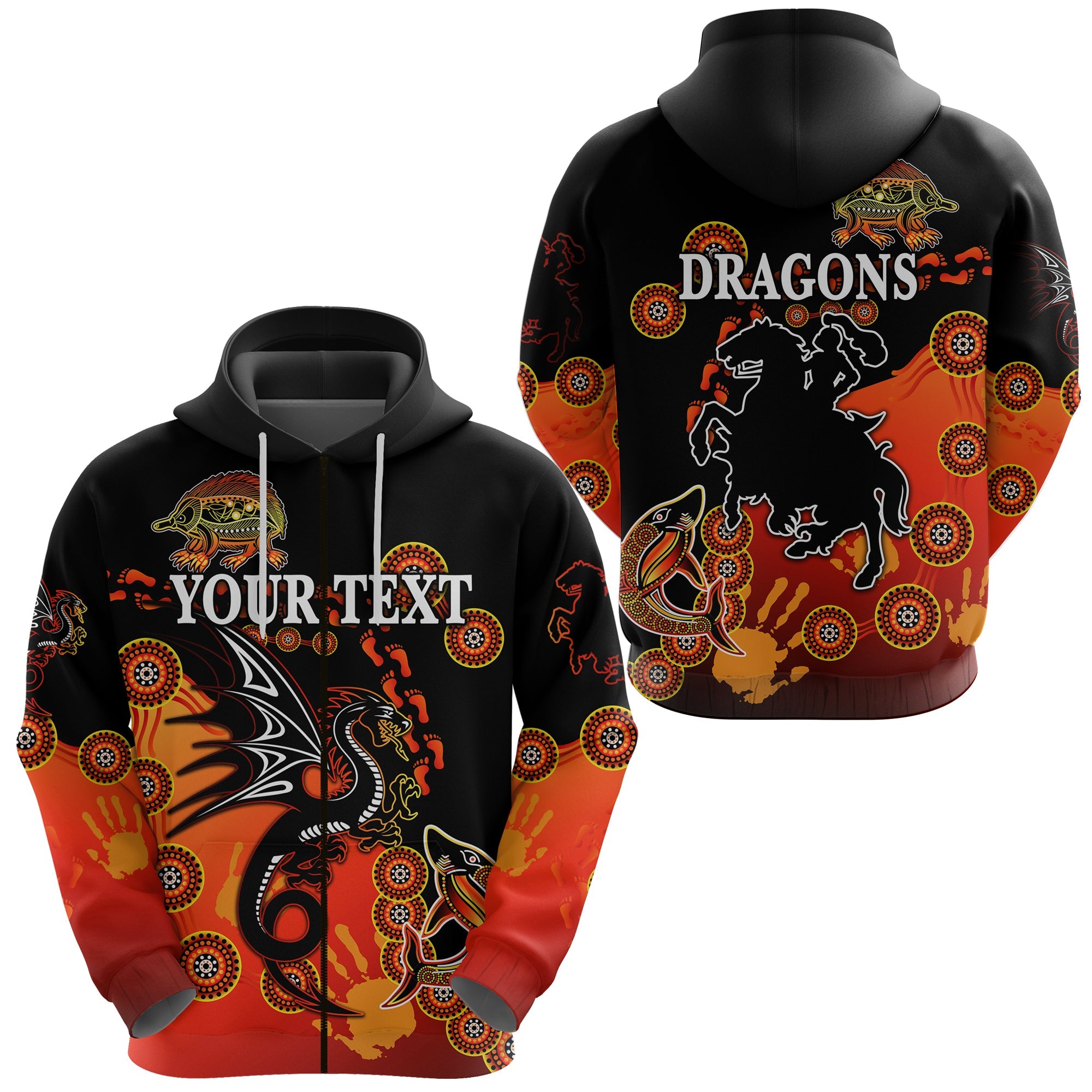 custom-personalised-st-george-illawarra-dragons-zip-hoodie-2021-simple-indigenous-red
