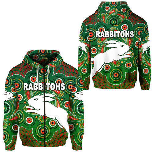 south-sydney-rabbitohs-zip-hoodie-2021-indigenous-vibes-green