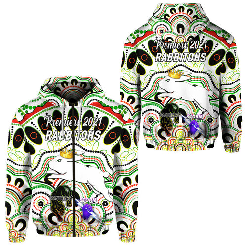 south-sydney-rabbitohs-zip-hoodie-2021-indigenous-premiers-the-king-white