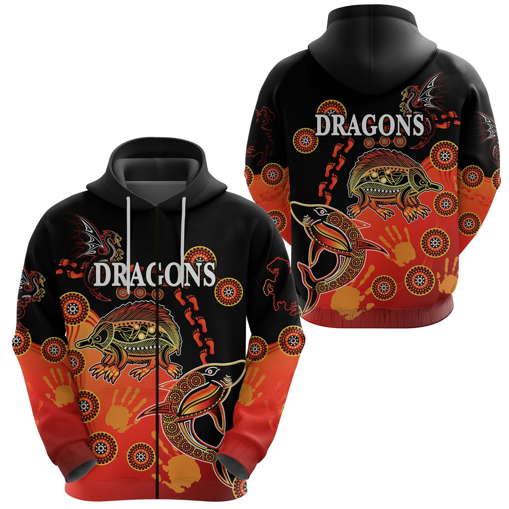 st-george-dragons-zip-hoodie-simple-indigenous-latest-version