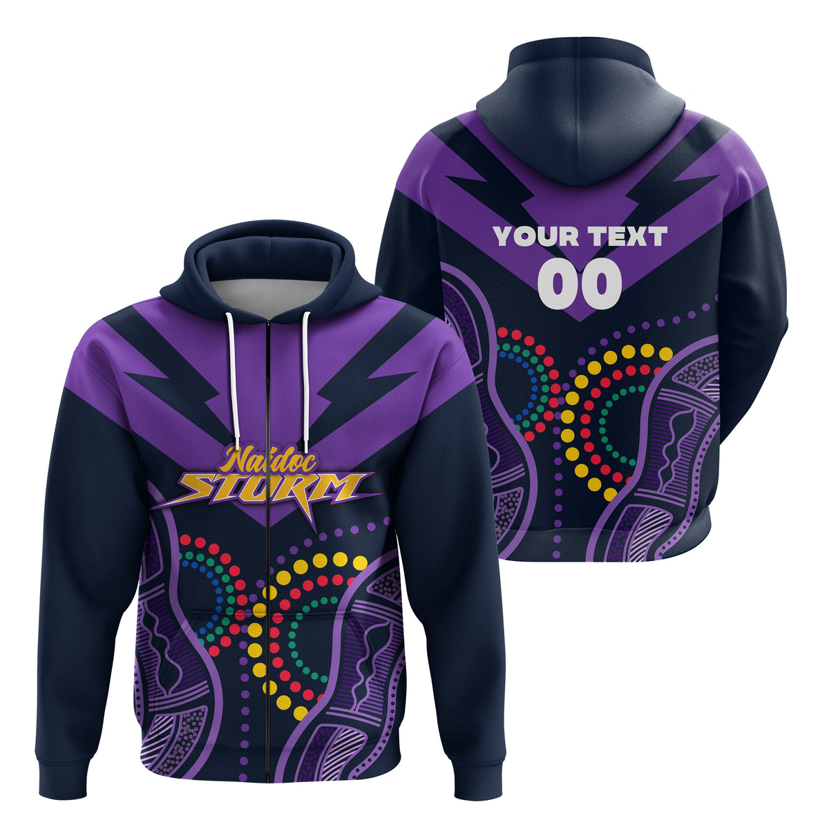 custom-personalised-storm-naidoc-week-zip-hoodie-aboriginal-simple-style