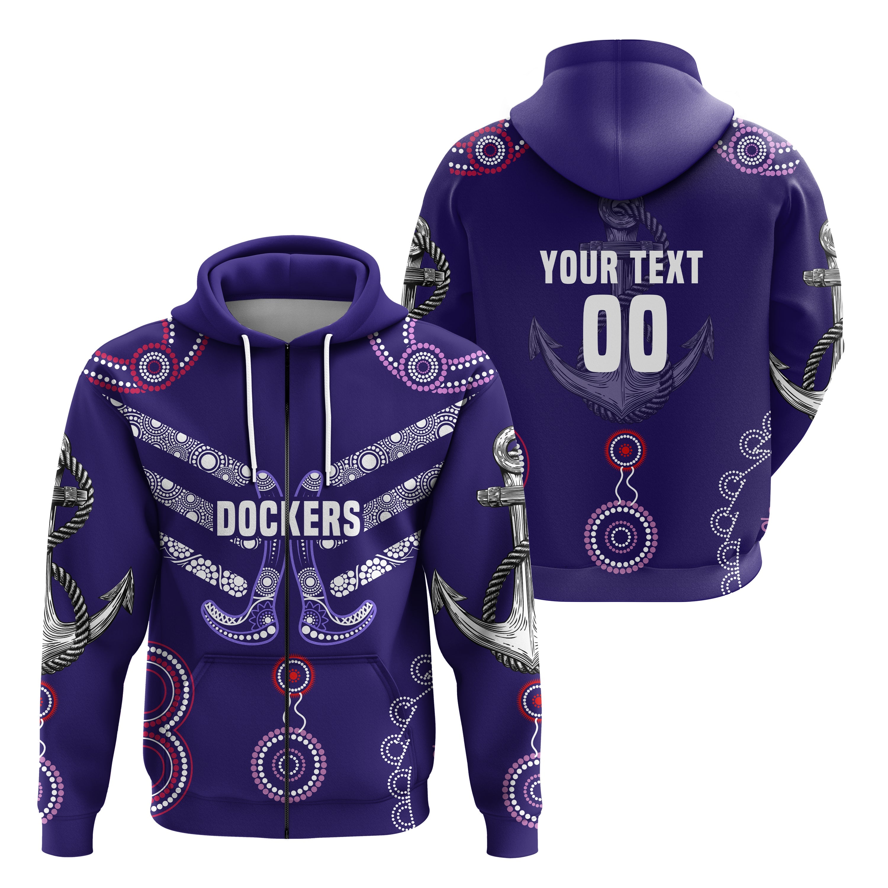 custom-personalised-dockers-hoodie-aboriginal-simple-style