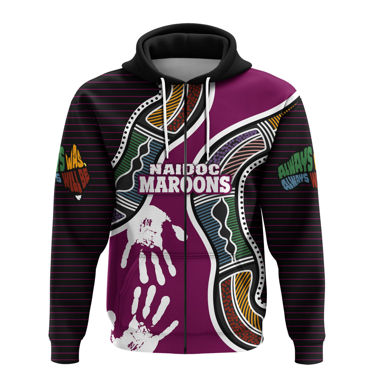 queensland-naidoc-week-zip-hoodie-maroons-aboriginal-sport-style