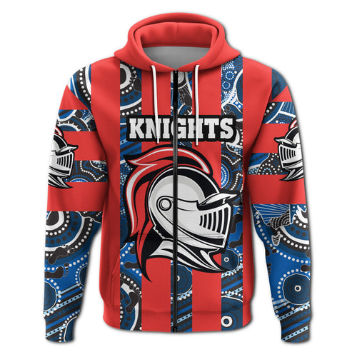 custom-personalised-newcastle-knights-zip-hoodie-aboriginal-vertical-style