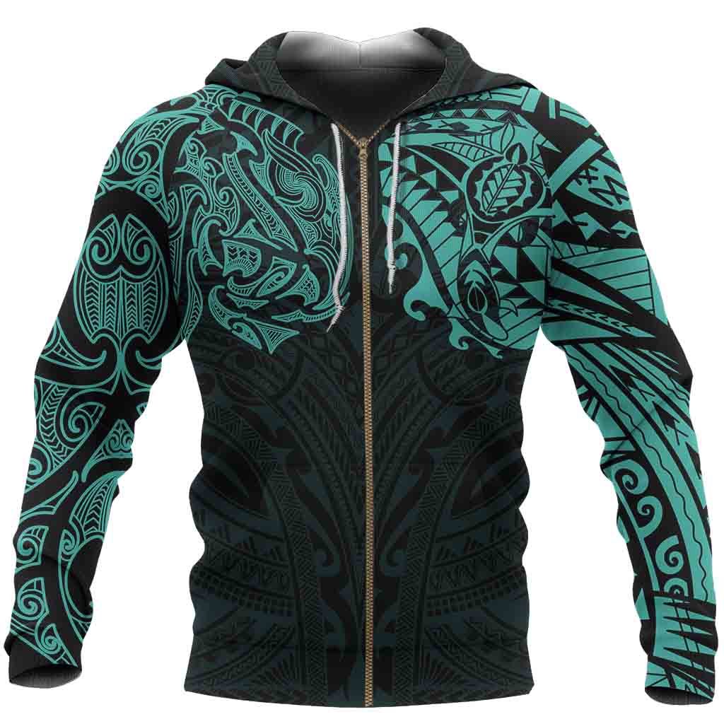 new-zealand-zip-hoodie-maori-polynesian-tattoo-turquoise