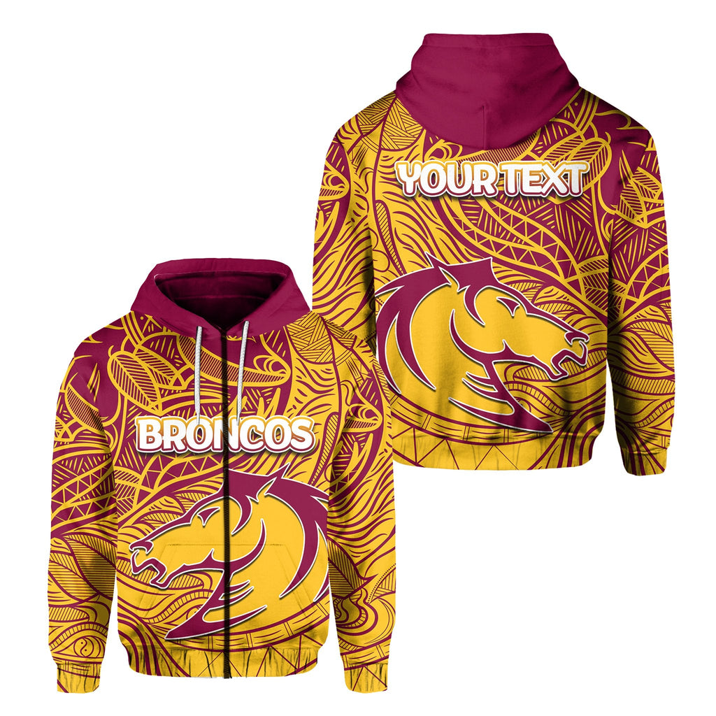 custom-personalised-brisbane-broncos-zip-hoodie-tribal-style