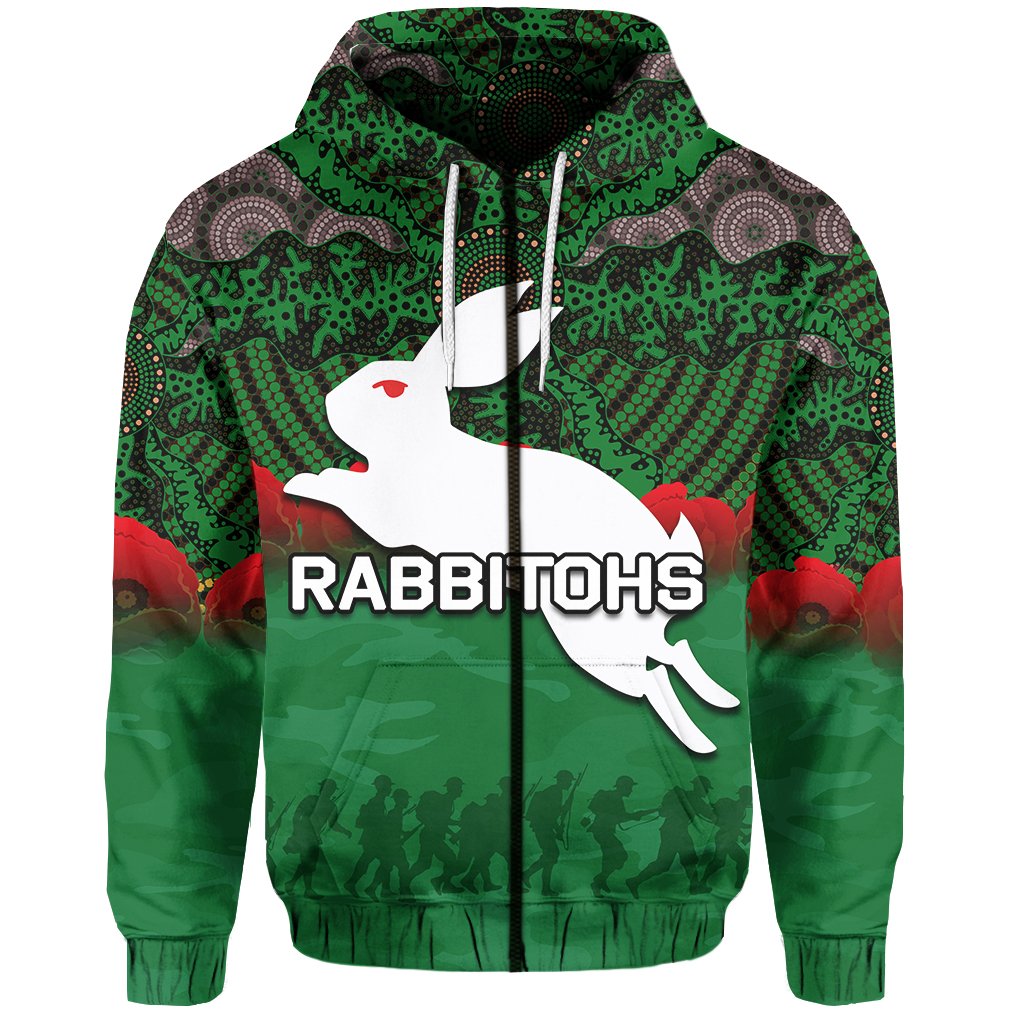 rabbitohs-zip-hoodie-aboriginal-anzac-day