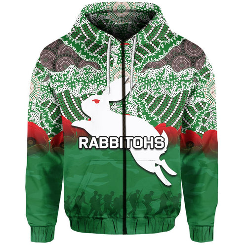 rabbitohs-zip-hoodie-aboriginal-anzac-day-no-2