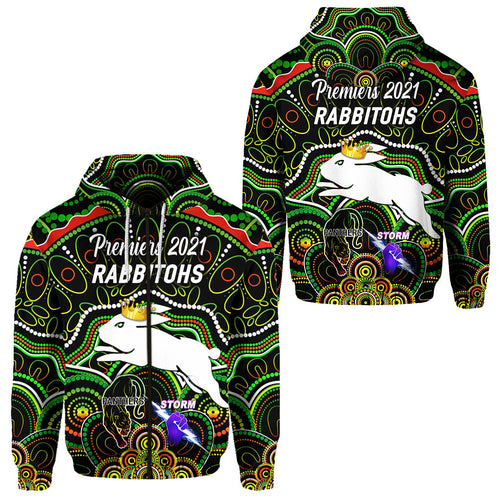 south-sydney-rabbitohs-zip-hoodie-2021-indigenous-premiers-the-king-black