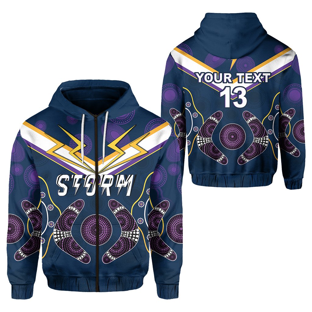 custom-personalised-storm-zip-hoodie-melbourne-indigenous-champion-custom-text-and-number