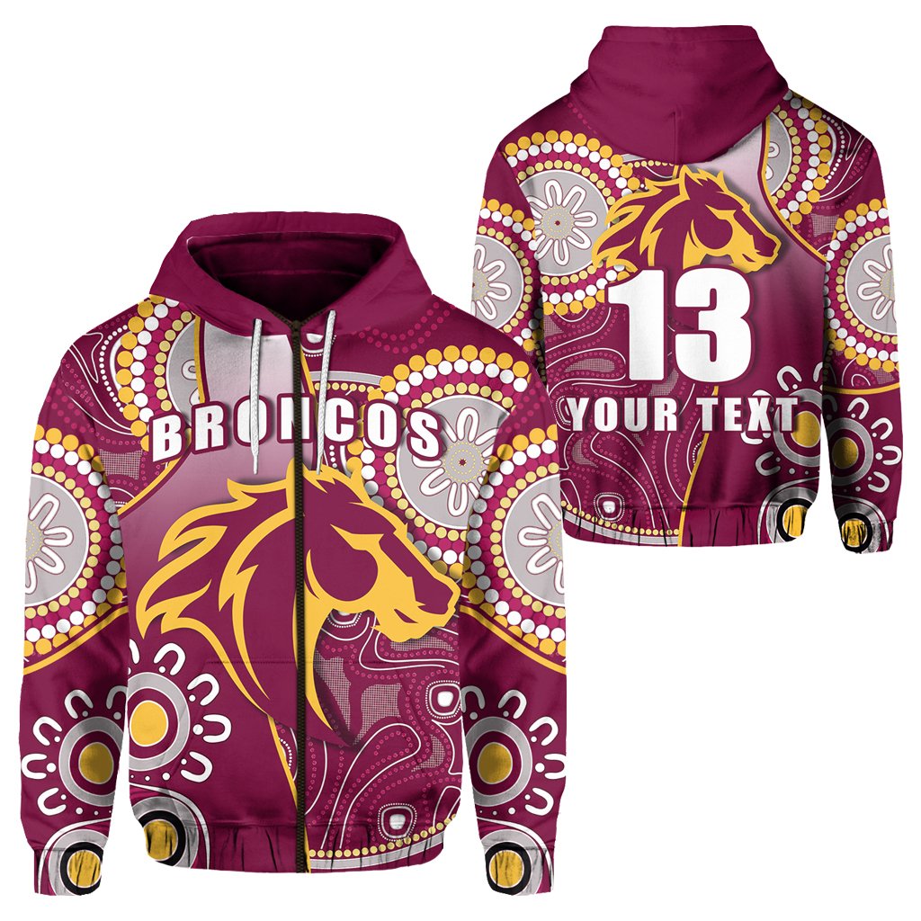 custom-personalised-broncos-indigenous-zip-hoodie-brisbane-strong-custom-text-and-number